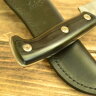 Нож Друг-2 цельнометаллический, монтаж рукояти на винтах, из стали Х12МФ с микартой