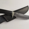 Нож Амур-2, сталь Р12 (быстрорез), рукоять граб/венге с мельхиором