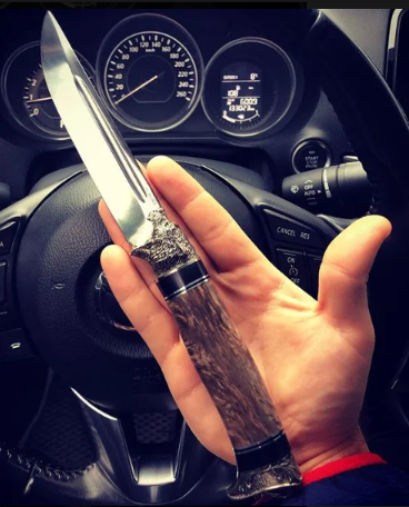 Нож "Ласка" (Окские Ножи), изготовлен по индивидуальному заказу