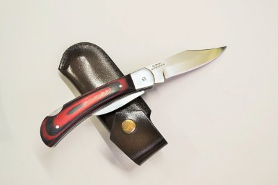 Складной нож НС-09А, сталь Elmax, трехпредметный, микарта