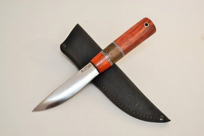 Нож Якут средний №15 из Х12МФ, рукоять падук с грабом