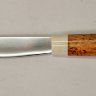 Нож Якут средний №16 из Х12МФ, рукоять cтабилизированное дерево с акрилатом