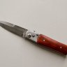 Складной нож НО-12 откидной из дамаска
