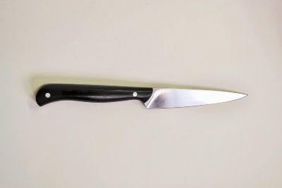 Нож Кухонный №3 из стали Х12МФ, рукоять дерево бубинго