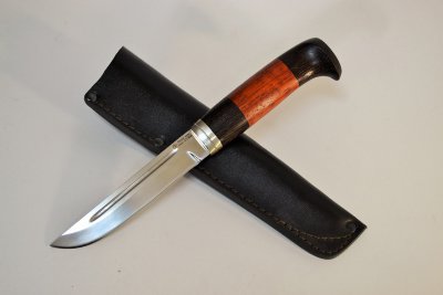 Нож финский Пуукко средний, Х12МФ, венге, падук