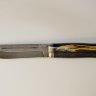 Нож финский Леукко из дамаска, стабилизированное дерево