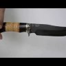 Нож Амур, сталь Р12 (быстрорез), рукоять граб/венге с мельхиором
