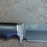 Нож Бобр, сталь Р12 (быстрорез), рукоять граб/венге с мельхиором