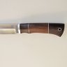 Нож Ласка, клинок из 95Х18, рукоять - венге, граб, фибра, дюраль