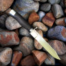 Нож Разведчика №6 из стали Х12МФ с резной рукоятью из граба 2