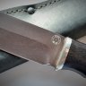 Нож Коршун, сталь Р12 (быстрорез), рукоять из дерева граб с берестой