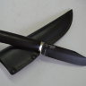 Нож Норка, сталь Р12 (быстрорез), рукоять граб/венге с мельхиором