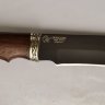 Нож Носорог, сталь Р12 (быстрорез), рукоять граб/венге с мельхиором